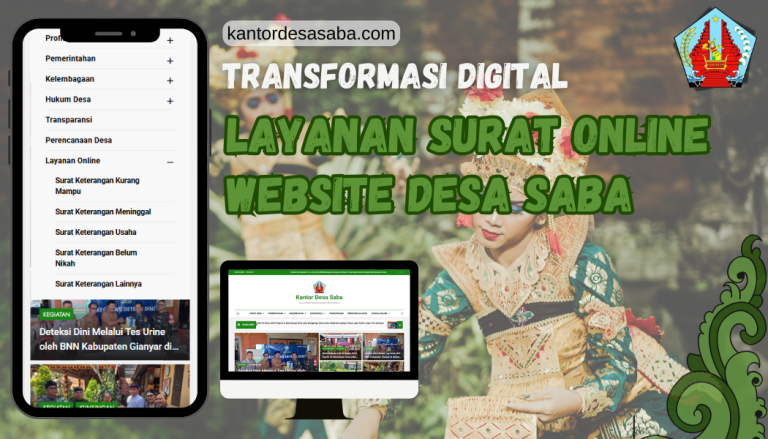 Desa Saba Gianyar Luncurkan Layanan Surat Online, Warga Bisa Mengurus Surat dari Rumah