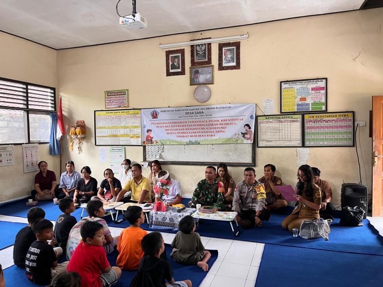 Pembukaan Kelas Pojok Baca Desa Saba: Tingkatkan Literasi melalui Program Calistung dan Bahasa Asing